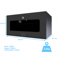 Mini RACK 5U Acrílico - ONIX