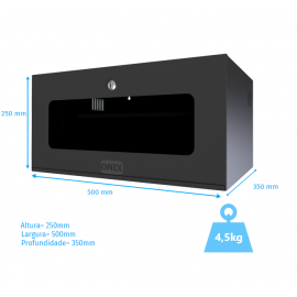 Mini RACK 5U Acrílico - ONIX 