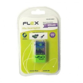 Bateria Recarregável 9V 450MAH  