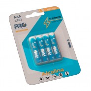 PILHA ALCALINA AAA BLISTER 4 UNI