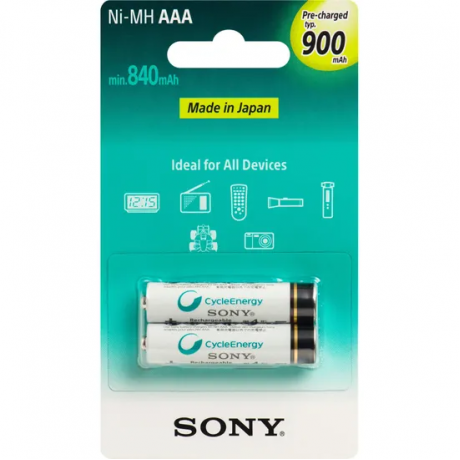 Pilha Rec.1,2V 900MAH NIMH AAA c/02 Sony 