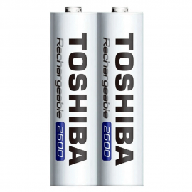 Pilha Recar.1,2V 2600MAH C/2UN AA Toshiba 