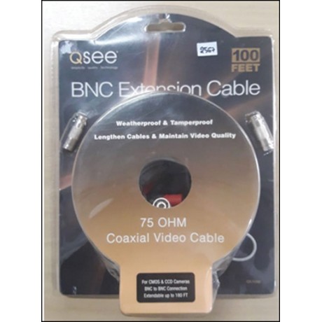 Cabo Extensão BNC - 100FT 75 Ohm - Myatech