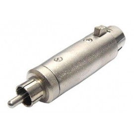 Plug RCA X Cannon Fêmea TBLACK  