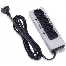 Protetor/Adap 4 Tomadas 3m Biv Metal Cz Forc 