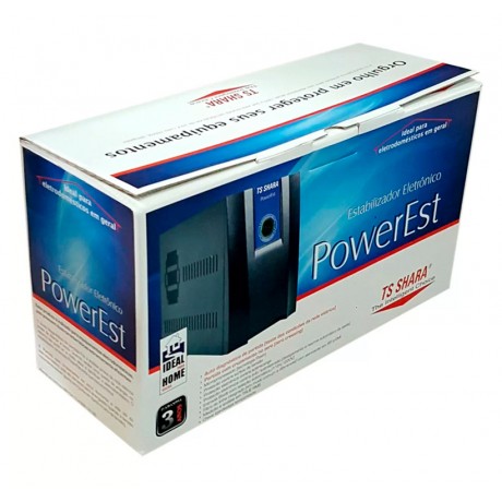 Estabilizador TS Shara PowerEst Bivolt 2500VA 115/220V - Cod: 2605