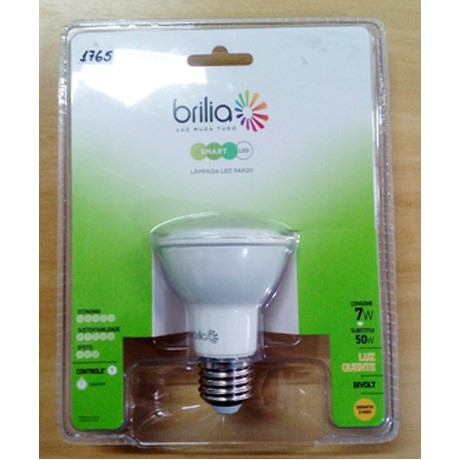 Lâmpada Led Bivolt 7w / Par 20 3000k In - Brilia