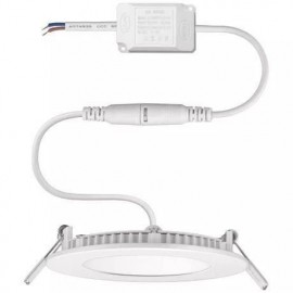 Luminária LED de embutir redonda 12w 6500K bivolt Elgin 