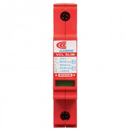 Protetor Elétrico Surto - VCL 175v / 12,5/60KA Slim - DPS Bivolt - Clampler 