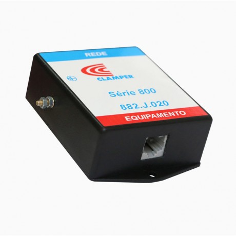 Protetor de Surto DPS Clamper 882.J.020 p/ Ethernet 100
