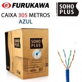 Cabo de Rede / Elétrico - CAT5E - SohoPlus Furukawa - 24AWGX4P AZ 