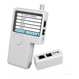 Testador Multifunc. RJ11/12/45/BNC/USB 