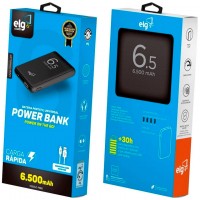 Carregador Portátil | Power Bank ELG 6500 mAh Mini..