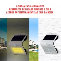 ARANDELA SOLAR INTEGRADA ASI 220 LUZ BR