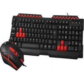 Kit Teclado + Mouse GK-20BK GAMING USB C 