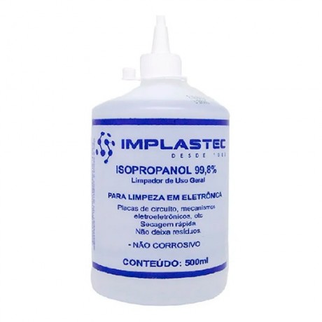Álcool Isopropílico 500ml - Implastec 