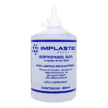 Álcool Isopropílico 500ml - Implastec 