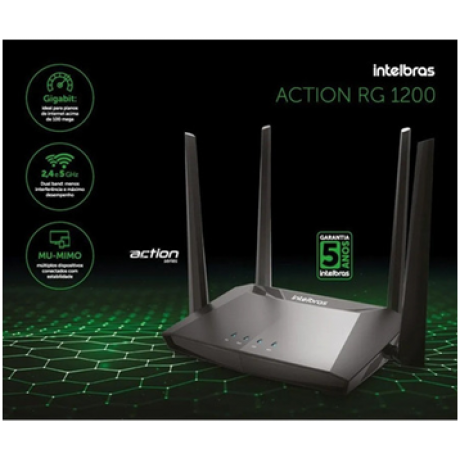 Roteador Wireless Action RG 1200