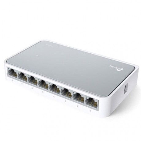Switch de Mesa (LS1008) com 8 portas TP-Link 10/100Mbps
