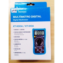 Multímetro Digital AC/DC ET-1110a - Minipa 