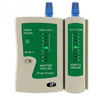 Testador Cabos Rj45/Rj11 c/Bateria 