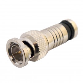 Conector BNC Macho Compressão RG59 TBLACK 