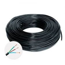 Cabo Elétrico PP 3 X 2,5MM 750V Preto 