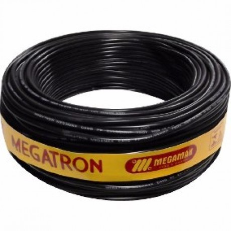 Cabo Elétrico PP 3 X 4,0MM 750V preto -  MEGATRON