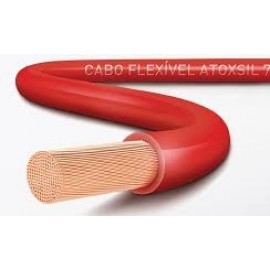 Cabo Elétrico flexível 6MM 750V Vermelho 