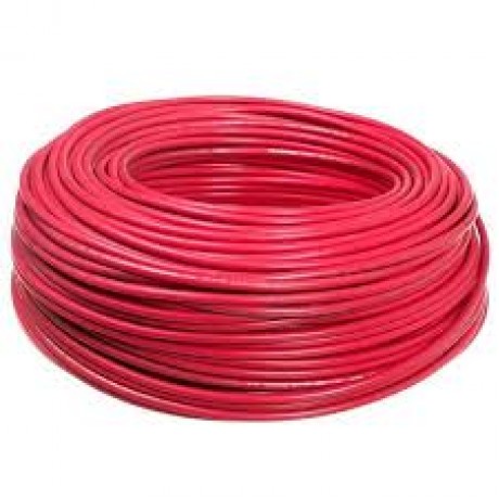 Cabo Elétrico Flexível 4MM 750V Vermelho