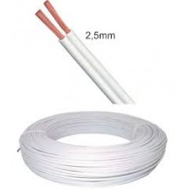 Fio Elétrico Paralelo 2X2,5MM Branco 