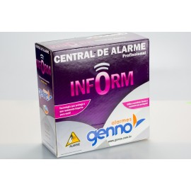 Central Alarme Genno Inform Ultra 4+2 Setores Com Controle 