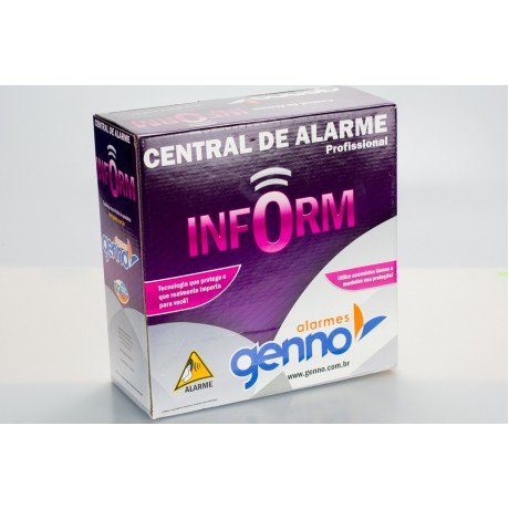 Central Alarme Genno Inform Ultra 4+2 Setores Com Controle