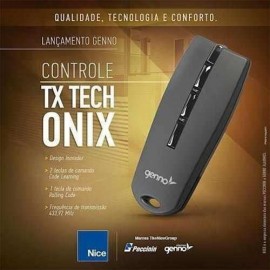 Controle Remoto Tx Onix 433 Pt - Genno 