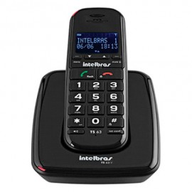 Aparelho Telefônico S/ Fio TS 63v PT - Intelbras