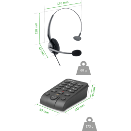 Aparelho Telefônico Headset HSB 50 - Intelbras 