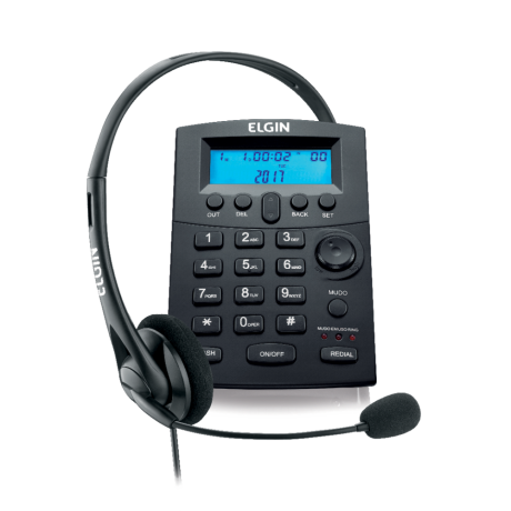 Aparelho Telefônico Headset HST 8000 - Elgin