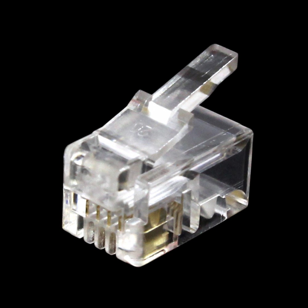 Conector RJ11 Macho 4x4 Vias - 1018