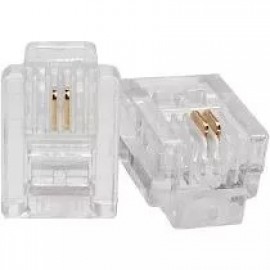 Conector RJ12 Macho 6x2 Vias - 895 