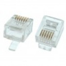Conector RJ12 Macho 6x6 Vias - 9030 