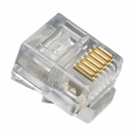 Conector RJ12 Macho 6x6 Vias - 9030 
